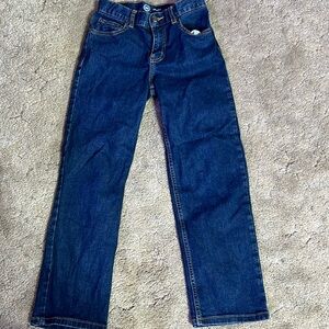 LN boys wonder nation jeans, relaxed, fit w/ adjustable waist size 10 regular